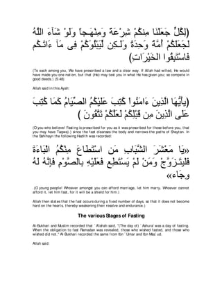 A compilation of the Abridged Tafsir Ibn Kathir Volumes 1 - 10  ( commentary of the meaning ) 