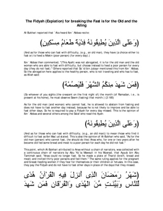 A compilation of the Abridged Tafsir Ibn Kathir Volumes 1 - 10  ( commentary of the meaning ) 