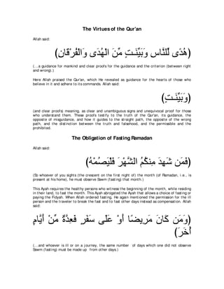 A compilation of the Abridged Tafsir Ibn Kathir Volumes 1 - 10  ( commentary of the meaning ) 