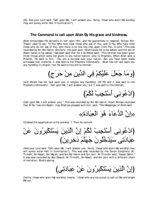 A compilation of the Abridged Tafsir Ibn Kathir Volumes 1 - 10  ( commentary of the meaning ) 