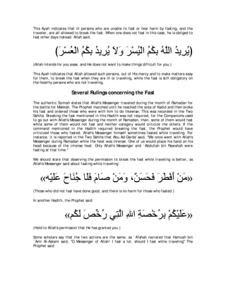 A compilation of the Abridged Tafsir Ibn Kathir Volumes 1 - 10  ( commentary of the meaning ) 