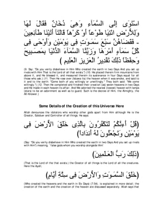 A compilation of the Abridged Tafsir Ibn Kathir Volumes 1 - 10  ( commentary of the meaning ) 