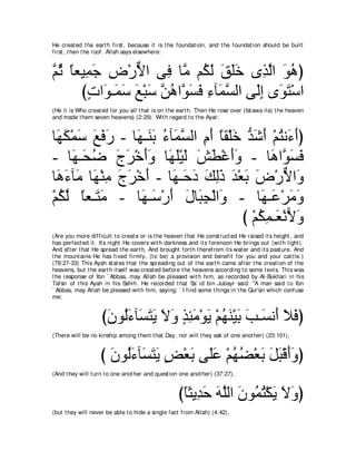 A compilation of the Abridged Tafsir Ibn Kathir Volumes 1 - 10  ( commentary of the meaning ) 