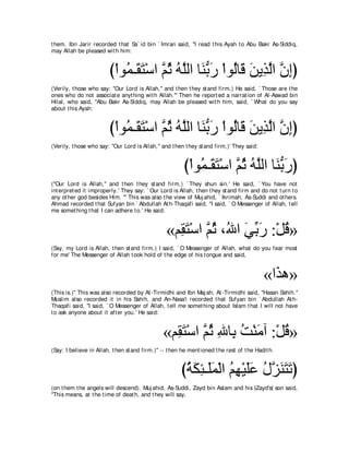 A compilation of the Abridged Tafsir Ibn Kathir Volumes 1 - 10  ( commentary of the meaning ) 