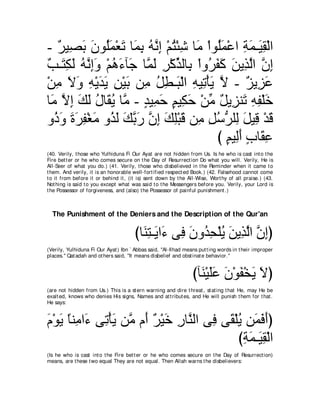 A compilation of the Abridged Tafsir Ibn Kathir Volumes 1 - 10  ( commentary of the meaning ) 