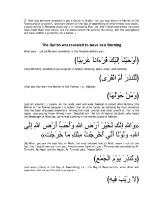 A compilation of the Abridged Tafsir Ibn Kathir Volumes 1 - 10  ( commentary of the meaning ) 