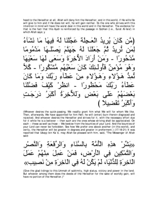 A compilation of the Abridged Tafsir Ibn Kathir Volumes 1 - 10  ( commentary of the meaning ) 