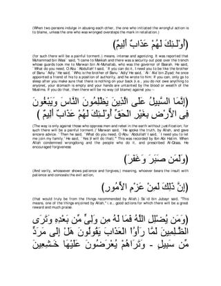 A compilation of the Abridged Tafsir Ibn Kathir Volumes 1 - 10  ( commentary of the meaning ) 