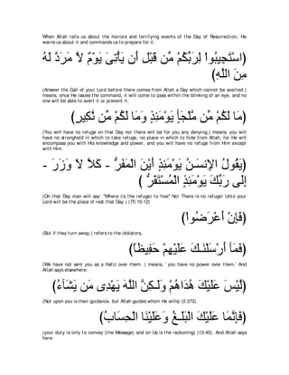 A compilation of the Abridged Tafsir Ibn Kathir Volumes 1 - 10  ( commentary of the meaning ) 