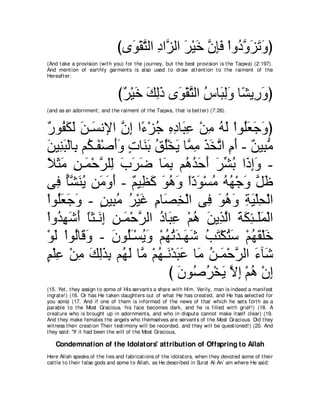 A compilation of the Abridged Tafsir Ibn Kathir Volumes 1 - 10  ( commentary of the meaning ) 