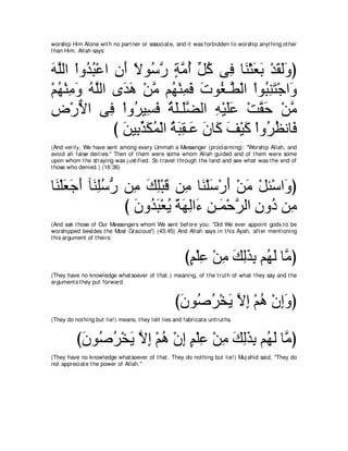 A compilation of the Abridged Tafsir Ibn Kathir Volumes 1 - 10  ( commentary of the meaning ) 