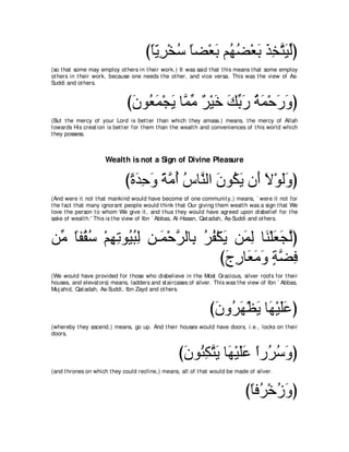 A compilation of the Abridged Tafsir Ibn Kathir Volumes 1 - 10  ( commentary of the meaning ) 