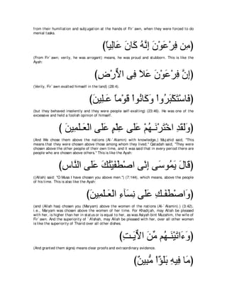 A compilation of the Abridged Tafsir Ibn Kathir Volumes 1 - 10  ( commentary of the meaning ) 