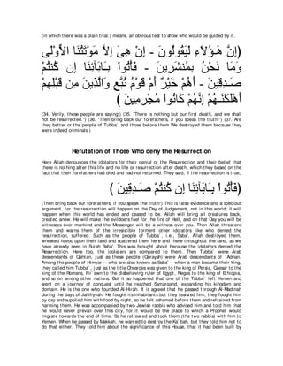 A compilation of the Abridged Tafsir Ibn Kathir Volumes 1 - 10  ( commentary of the meaning ) 