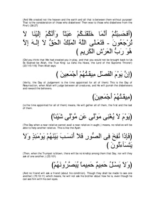 A compilation of the Abridged Tafsir Ibn Kathir Volumes 1 - 10  ( commentary of the meaning ) 