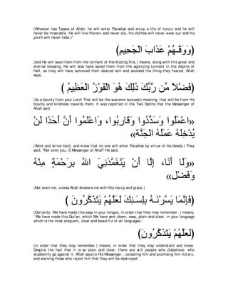 A compilation of the Abridged Tafsir Ibn Kathir Volumes 1 - 10  ( commentary of the meaning ) 