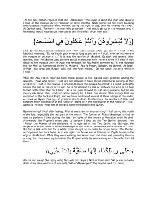 A compilation of the Abridged Tafsir Ibn Kathir Volumes 1 - 10  ( commentary of the meaning ) 