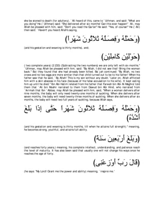 A compilation of the Abridged Tafsir Ibn Kathir Volumes 1 - 10  ( commentary of the meaning ) 