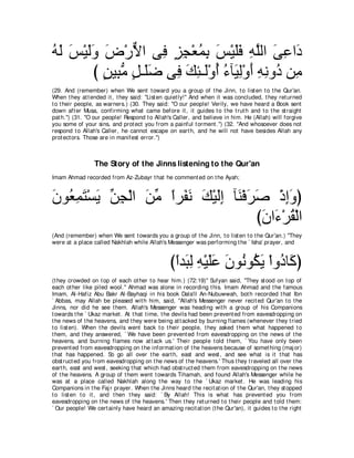 A compilation of the Abridged Tafsir Ibn Kathir Volumes 1 - 10  ( commentary of the meaning ) 