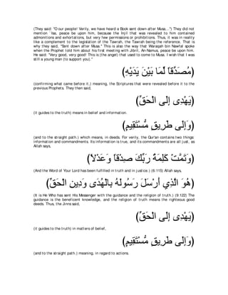 A compilation of the Abridged Tafsir Ibn Kathir Volumes 1 - 10  ( commentary of the meaning ) 