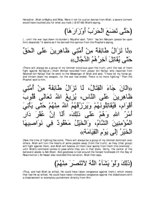 A compilation of the Abridged Tafsir Ibn Kathir Volumes 1 - 10  ( commentary of the meaning ) 