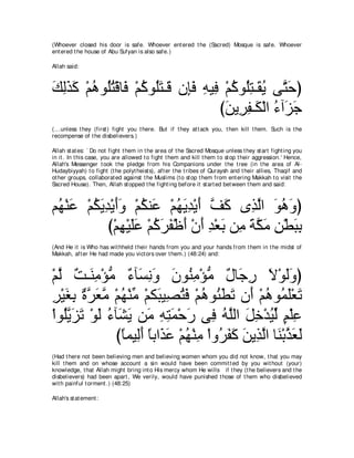 A compilation of the Abridged Tafsir Ibn Kathir Volumes 1 - 10  ( commentary of the meaning ) 