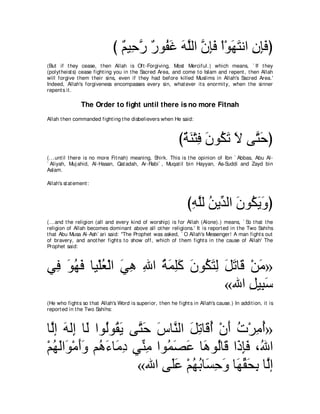 A compilation of the Abridged Tafsir Ibn Kathir Volumes 1 - 10  ( commentary of the meaning ) 