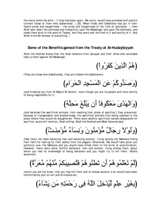 A compilation of the Abridged Tafsir Ibn Kathir Volumes 1 - 10  ( commentary of the meaning ) 
