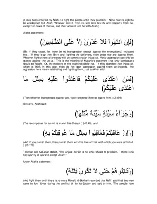 A compilation of the Abridged Tafsir Ibn Kathir Volumes 1 - 10  ( commentary of the meaning ) 