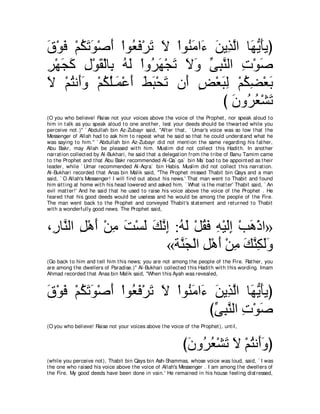 A compilation of the Abridged Tafsir Ibn Kathir Volumes 1 - 10  ( commentary of the meaning ) 