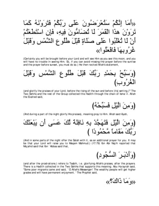 A compilation of the Abridged Tafsir Ibn Kathir Volumes 1 - 10  ( commentary of the meaning ) 