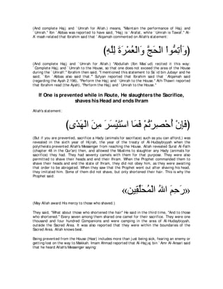 A compilation of the Abridged Tafsir Ibn Kathir Volumes 1 - 10  ( commentary of the meaning ) 