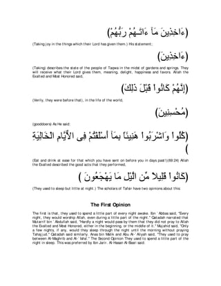 A compilation of the Abridged Tafsir Ibn Kathir Volumes 1 - 10  ( commentary of the meaning ) 