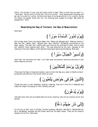 A compilation of the Abridged Tafsir Ibn Kathir Volumes 1 - 10  ( commentary of the meaning ) 