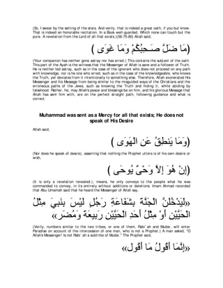 A compilation of the Abridged Tafsir Ibn Kathir Volumes 1 - 10  ( commentary of the meaning ) 