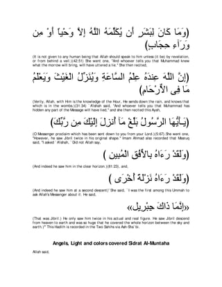 A compilation of the Abridged Tafsir Ibn Kathir Volumes 1 - 10  ( commentary of the meaning ) 