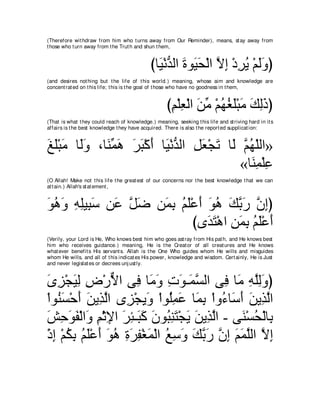 A compilation of the Abridged Tafsir Ibn Kathir Volumes 1 - 10  ( commentary of the meaning ) 