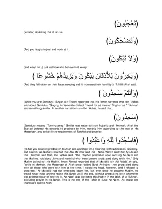 A compilation of the Abridged Tafsir Ibn Kathir Volumes 1 - 10  ( commentary of the meaning ) 