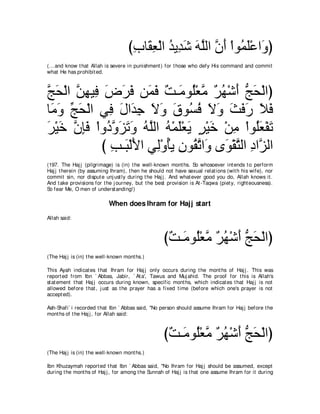 A compilation of the Abridged Tafsir Ibn Kathir Volumes 1 - 10  ( commentary of the meaning ) 