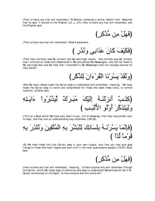 A compilation of the Abridged Tafsir Ibn Kathir Volumes 1 - 10  ( commentary of the meaning ) 