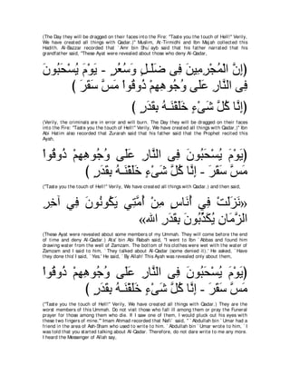 A compilation of the Abridged Tafsir Ibn Kathir Volumes 1 - 10  ( commentary of the meaning ) 