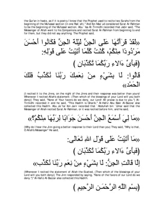 A compilation of the Abridged Tafsir Ibn Kathir Volumes 1 - 10  ( commentary of the meaning ) 