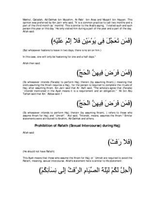 A compilation of the Abridged Tafsir Ibn Kathir Volumes 1 - 10  ( commentary of the meaning ) 