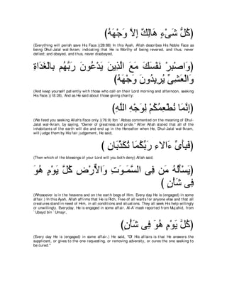 A compilation of the Abridged Tafsir Ibn Kathir Volumes 1 - 10  ( commentary of the meaning ) 