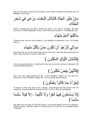 A compilation of the Abridged Tafsir Ibn Kathir Volumes 1 - 10  ( commentary of the meaning ) 