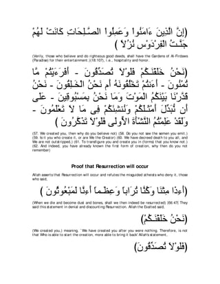 A compilation of the Abridged Tafsir Ibn Kathir Volumes 1 - 10  ( commentary of the meaning ) 