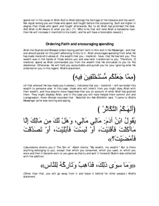 A compilation of the Abridged Tafsir Ibn Kathir Volumes 1 - 10  ( commentary of the meaning ) 