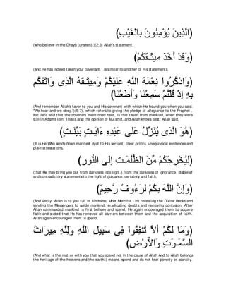 A compilation of the Abridged Tafsir Ibn Kathir Volumes 1 - 10  ( commentary of the meaning ) 