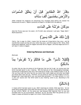 A compilation of the Abridged Tafsir Ibn Kathir Volumes 1 - 10  ( commentary of the meaning ) 