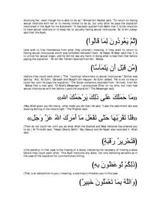 A compilation of the Abridged Tafsir Ibn Kathir Volumes 1 - 10  ( commentary of the meaning ) 